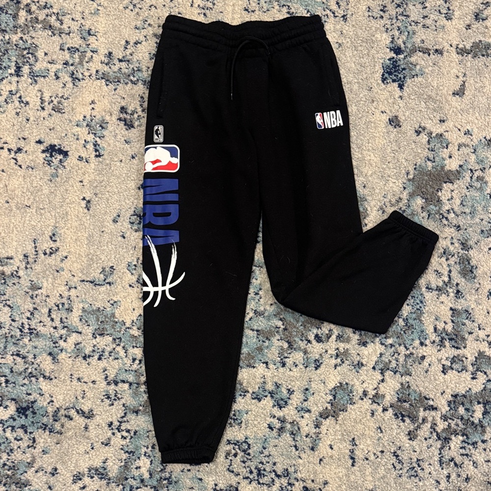 NBA Black and Blue Logo Joggers